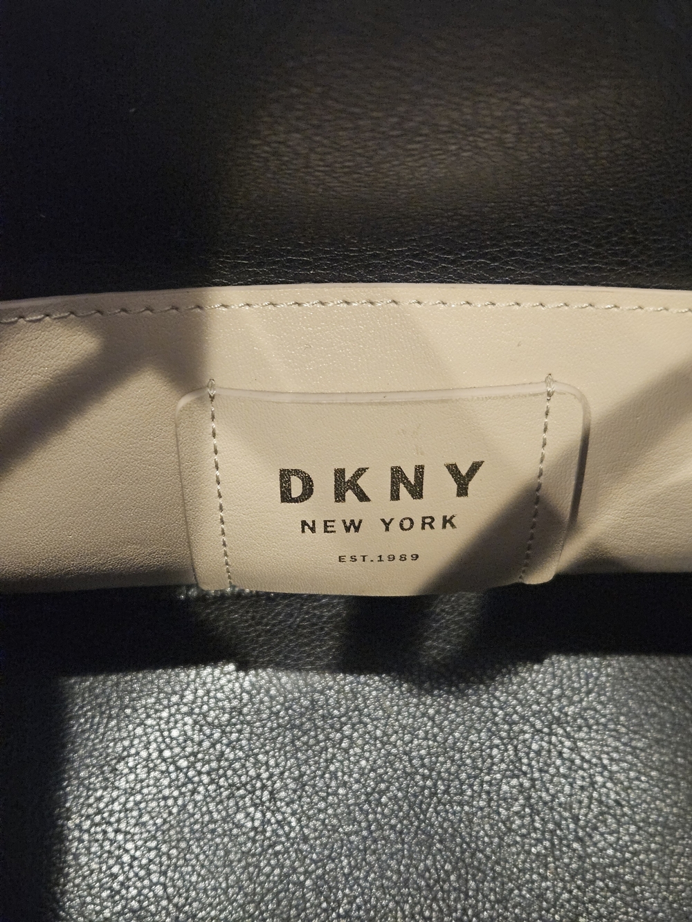DKNY Brown Pebbled Leather Drawstring Crossbody Bag Bucket Bag - Picture 13 of 15